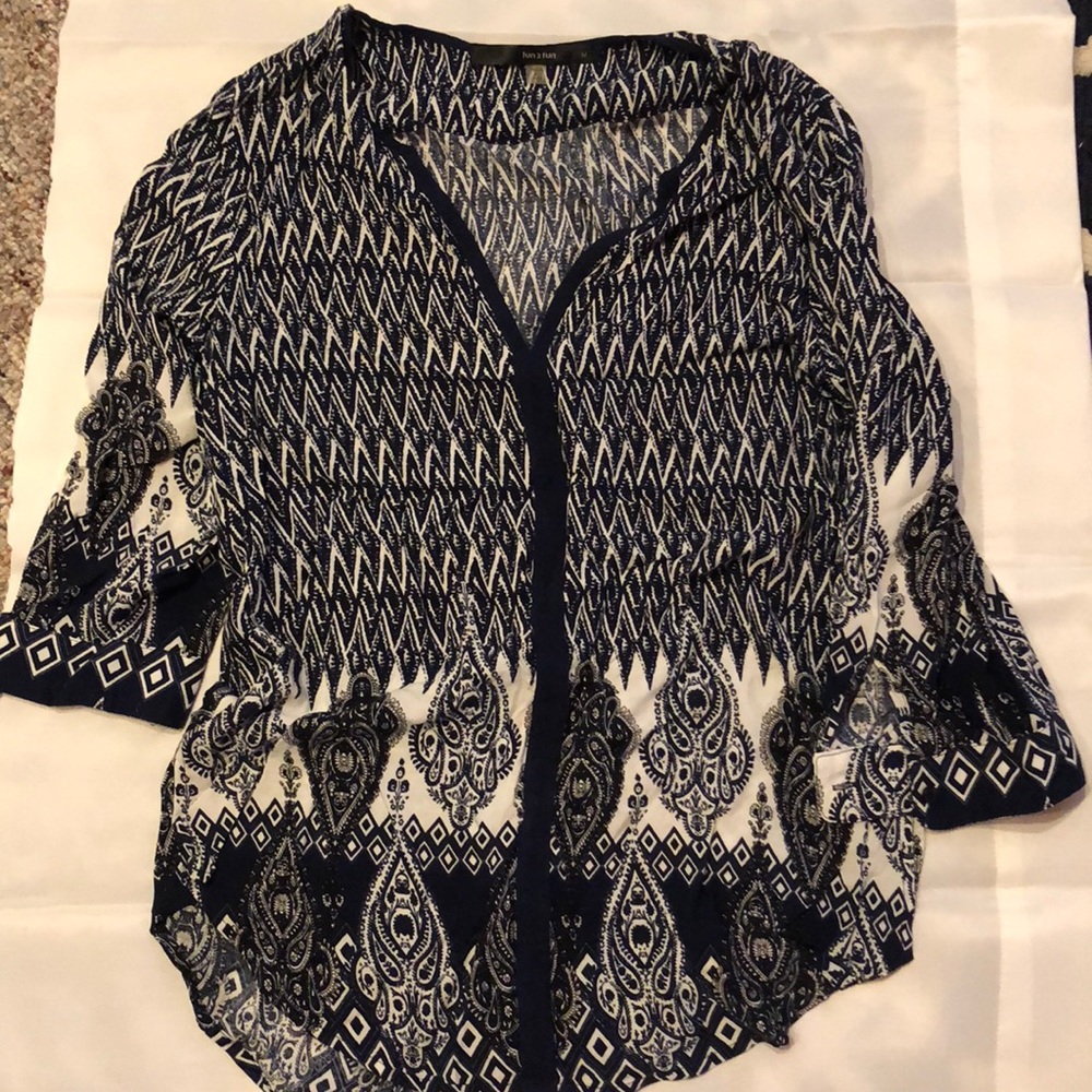 Casual Women’s Blouse with button sleeve